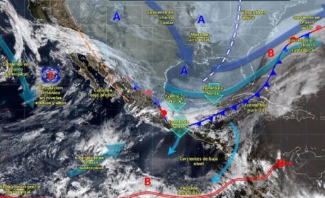 Frente frío 33 y una masa de aire polar «congelarán» varios estados de México.