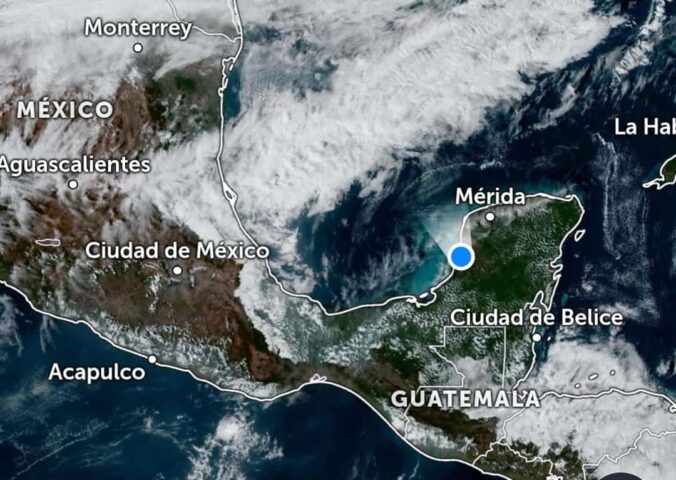frente frio 32 afecta a Campeche.