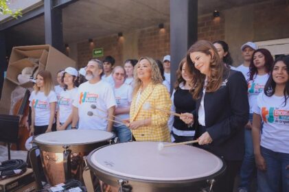 Atestigua Patty Ruibal entrega de instrumentos a Orquesta Infantil y Juvenil de DIF Hermosillo de campaña «Sumando y Sonando»