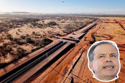 Supervisa Toño Astiazarán avance de la primera etapa del Libramiento Norponiente