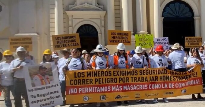 protestas xlos mineros de concordia