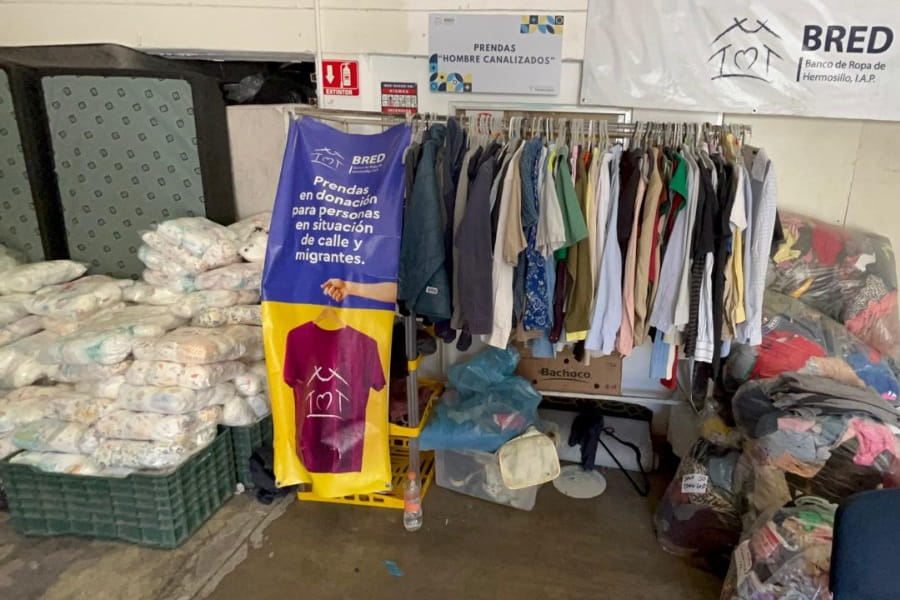 Convoca Banco de Ropa de Hermosillo a voluntarios para acomodo de donaciones