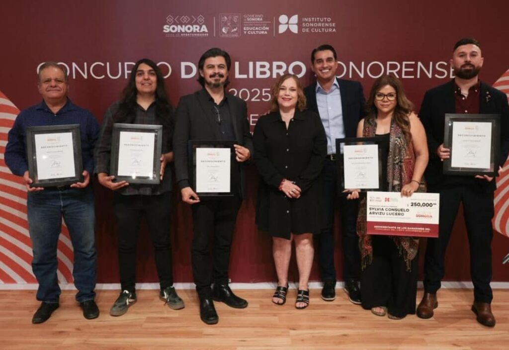 Premia Gobierno de Sonora a ganadores del Concurso del Libro Sonorense 2025.. (1)