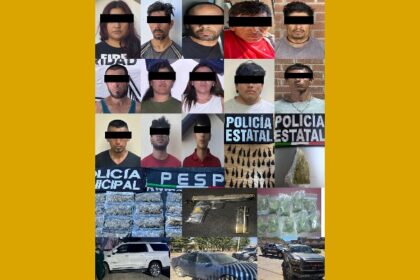 PESP incauta más de 700 envoltorios de droga, detiene a 26 personas, asegura armas y autos robados