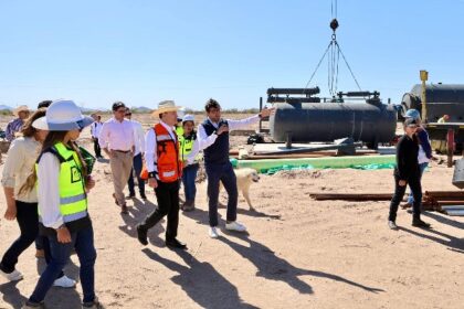 Gobernador Durazo impulsa desarrollo sustentable con PTAR en Caborca