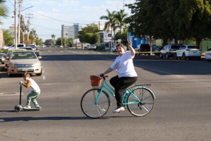 CAJEME. Domingueando en bici y + sigue con gran aceptación entre las familias