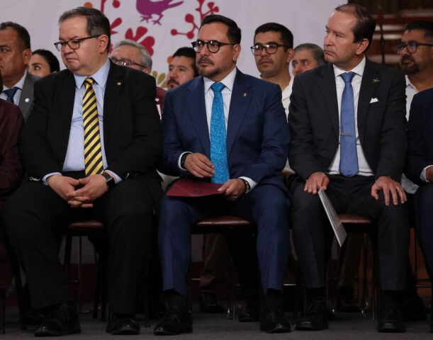 durante la conferencia de la presidenta Claudia Sheinbaum