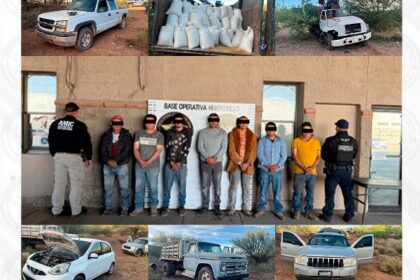 Operativo conjunto captura a siete personas por robo a tren en Santa Ana