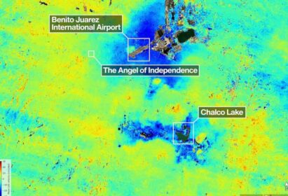 La Ciudad de México se hunde 2 centímetros mensuales. La NASA lo confirma
