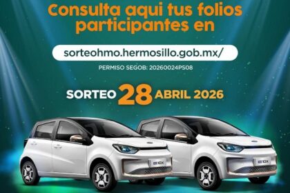 HERMOSILLO. Tesorería informa  liga para consultar folios del  sorteo “Con la H cumpliendo ganas”