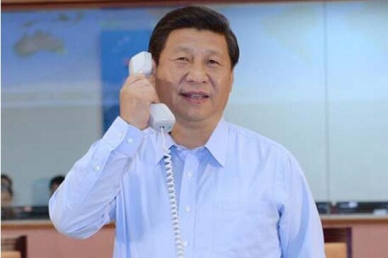 xi jingpin al telwfono