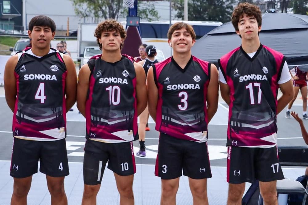 Selección Sonora de basquetbol de tercias U18 varonil logra el oro en Olimpiada Nacional (1)