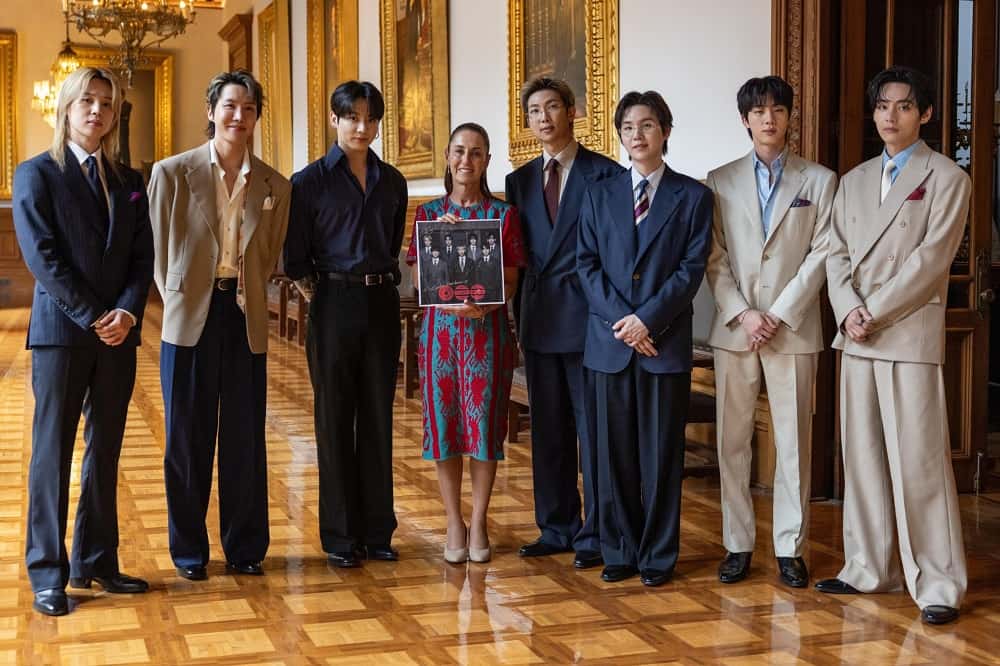 presidenta Sheinbaum recibe a BTS