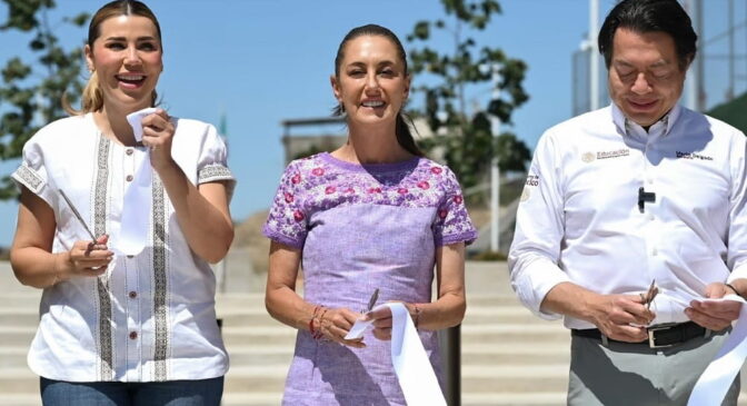 Claudia Sheinbaum en gira por BC (1)