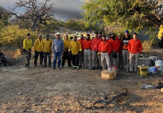 Fortalece CEPC acciones de combate al incendio forestal en Tarachi.. (1)