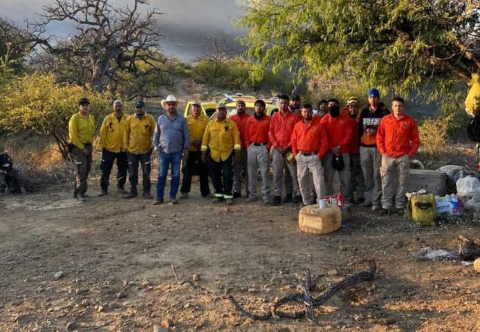 Fortalece CEPC acciones de combate al incendio forestal en Tarachi.. (1)