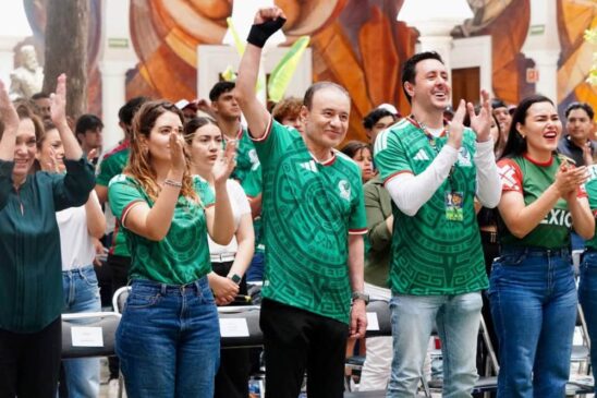 Gobernador Durazo vive la emoción del debut de México en la Copa Mundial de la FIFA 2026 (1)