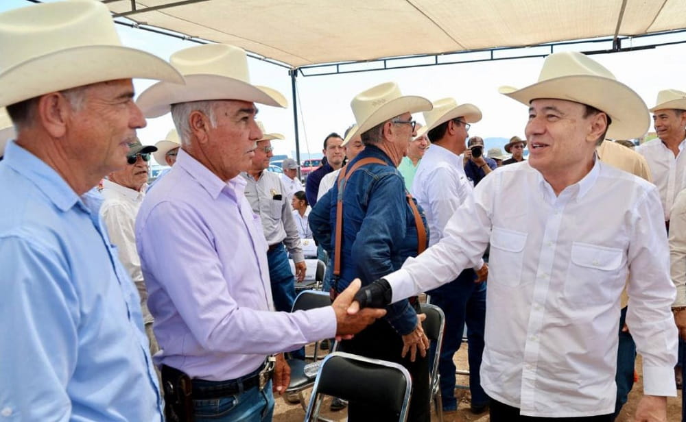 Respiro para ganadería. arranca Durazo obra estratégica
