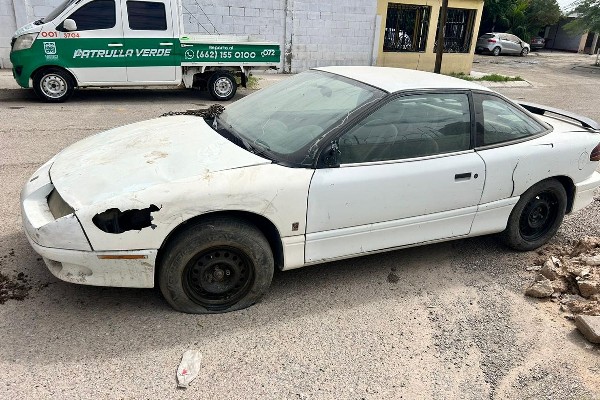 auto abandonado hmo