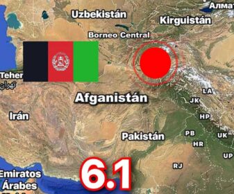Temblor en Afganistan de magnitud 6.1