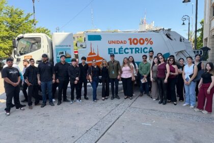 Destaca Sergio Pavlovich innovación sustentable con unidades eléctricas de recolección en Hermosillo