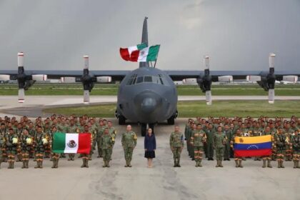 “El pueblo de México, no deja a nadie atrás”; Sheinbaum reconoce al agrupamiento que brindó apoyo a Venezuela por terremotos