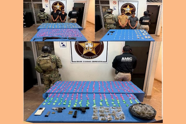 drogas, armas cajeme