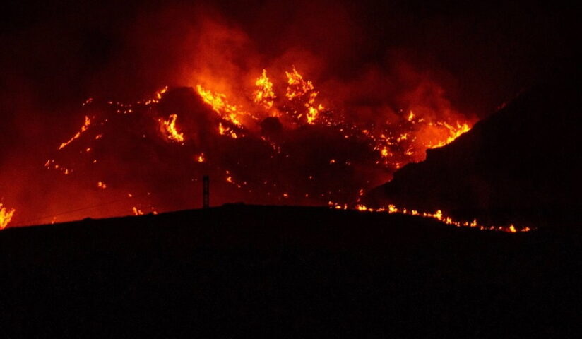 incendio forestal de los Gallardos, en Almería