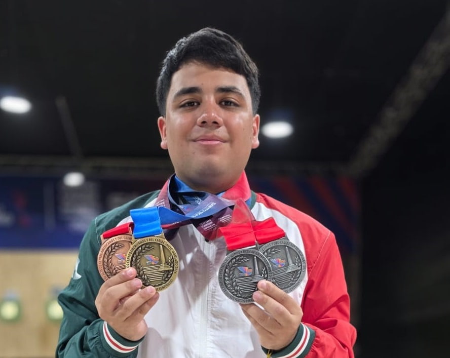 Cierra David Valdez Mouet con 4 metales en Juegos Centroamericanos y del Caribe. (1)