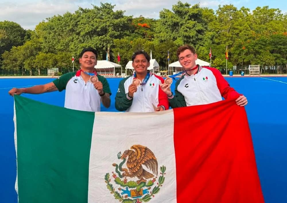 Con 3 sonorenses, México obtiene el bronce en hockey varonil de JCC. (1)