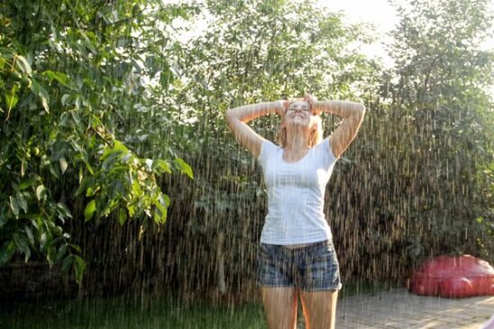 calor lluvia