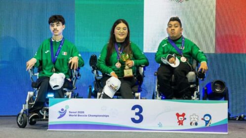 Logra sonorense medalla de bronce en equipos en Campeonato Mundial de Boccia