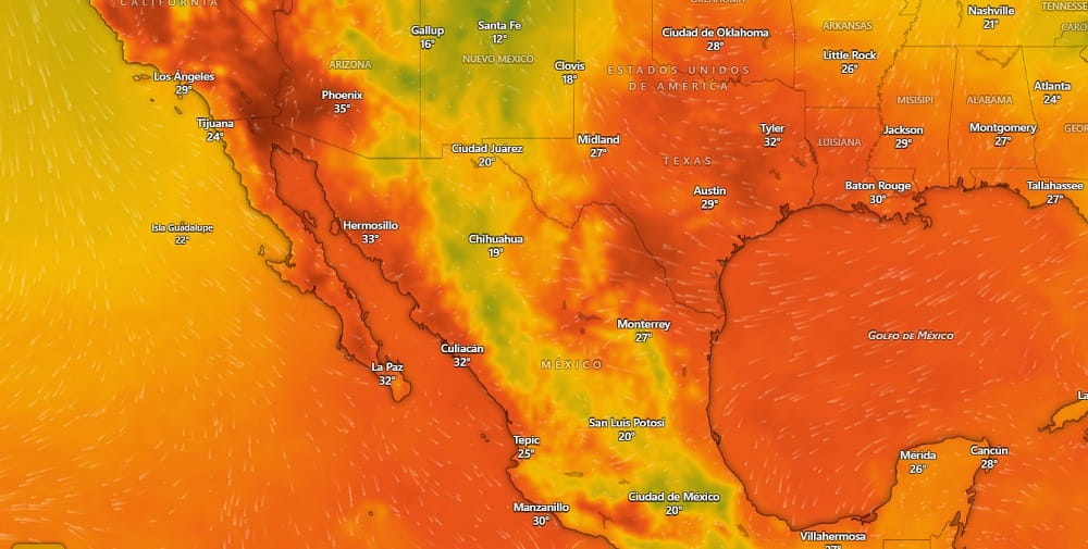 altas temperaturas en Sonora