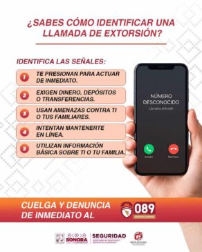 control de extorsión