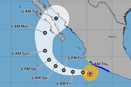 CEPC Sonora informa que continuarán las lluvias en la entidad; vigila trayectoria de huracán “Polo”