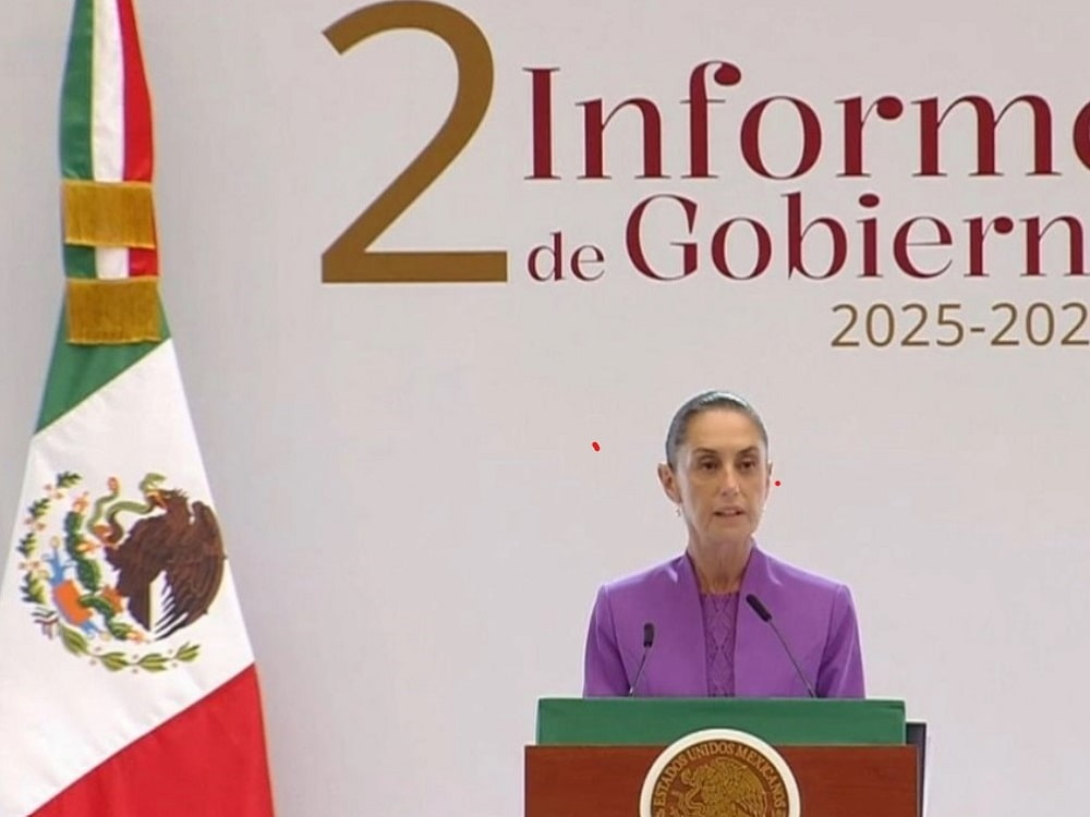 segundo informe de Claudia Sheinbaum Pardo. Presidenta de México