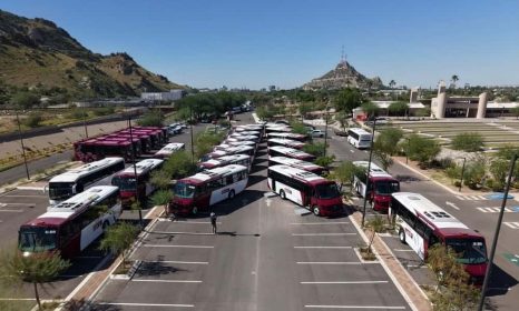 Con la incorporación de 175 unidades nuevas, Gobernador Durazo moderniza transporte público de Hermosillo