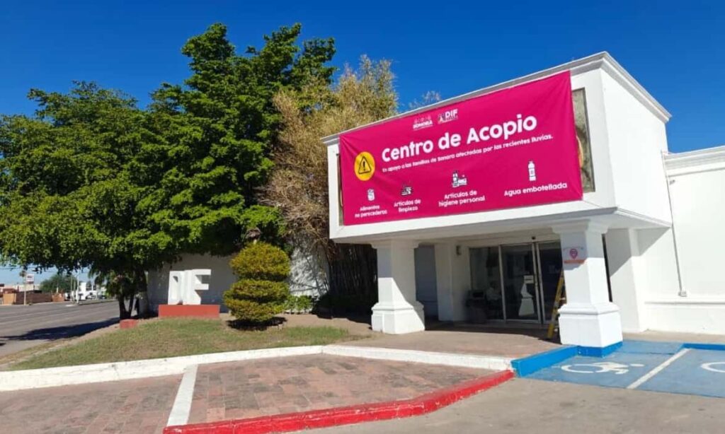 Gobierno de Sonora abre centro de acopio por afectaciones de lluvias (1)