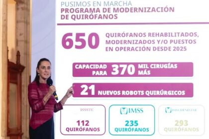 El objetivo es tener el mejor sistema de salud; se tienen 34 hospitales nuevos: Sheinbaum