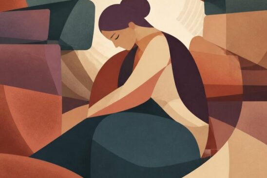 mujer cansada