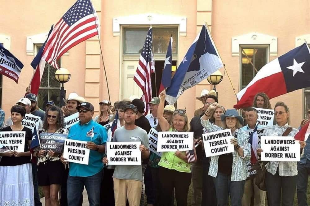 protestas contra el muro en Texas (1)